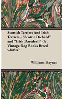 Scottish Terriers and Irish Terriers - 