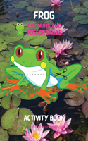 Frog Coloring and Scissor Skills Activity Book