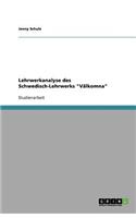 Lehrwerkanalyse des Schwedisch-Lehrwerks 