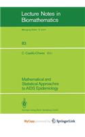 Mathematical and Statistical Approaches to AIDS Epidemiology