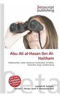 Abu Ali Al-Hasan Ibn Al-Haitham: (German)