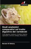 Studi anatomici comparativi sul tratto digestivo dei vertebrati