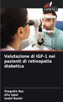 Valutazione di IGF-1 nei pazienti di retinopatia diabetica