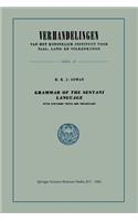 Grammar of the Sentani Language