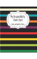 My Responsibility Chore Chart: Daily and Weekly Chores for Children