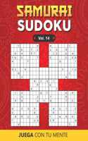SAMURAI SUDOKU Vol. 14: Collection of 100 different SAMURAI SUDOKUS for Adults and for All who Want to Increase Memory, Neurons, Logic and Keep the Mind Sharp Having Fun(14 Samurai Sudoku)