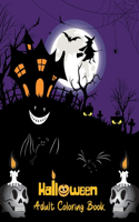 Halloween Adult Coloring Book