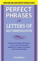 Perfect Phrases for Letters of Recommendation