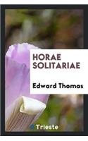 Horae Solitariae