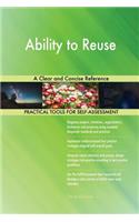 Ability to Reuse A Clear and Concise Reference