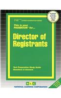 Director of Registrants: Passbooks Study Guide