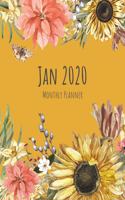 Jan 2020 Monthly Planner: (2020 Planner Weekly and Monthly)