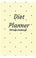 Diet Planner: 6 x 9 inches 90 daily pages paperback (about 3 months/12 weeks worth) easily record and track your food consumption (breakfast, lunch, dinner.) Perf