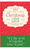 100 Christmas Lists