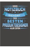 Dieses Notizbuch Gehört Dem Besten Produktdesigner Aller Zeiten