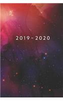2019 - 2020: Weekly Planner Starting May 2019 - Dec 2020 6 x 9 Dated Agenda Appointment Calendar Organizer Book Soft-Cover Universe