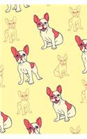 French Bulldogs: 6x9 Dot Grid Notebook Journal, 120 pages