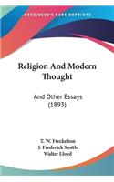 Religion And Modern Thought