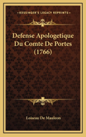 Defense Apologetique Du Comte De Portes (1766)