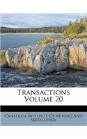 Transactions Volume 20