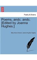 Poems, Andc. Andc. [Edited by Joanna Hughes.]