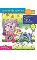 Zendoodle Coloring: Naughty Puppy: Mischievous Mutts to Color and Display
