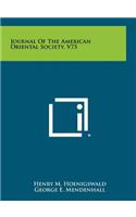 Journal of the American Oriental Society, V75