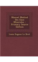 Manuel Medical Des Eaux Minerales