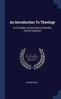 An Introduction To Theology