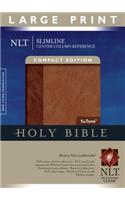 Slimline Center Column Reference Bible-NLT-Large Print Compact