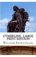 Cymbeline - Large Print Edition: A Play(English)