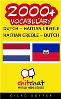 2000+ Dutch - Haitian Creole Haitian Creole - Dutch Vocabulary