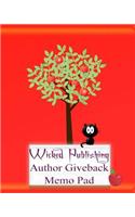 Wicked Publishing Author Giveback Memo Pad