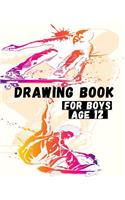 Drawing Book For Boys Age 12: Dot Grid Journal Notebook