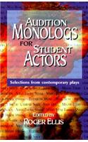 Audition Monologs for Student Actors