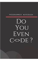 Programmer Notebook 