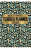 Teacher Planner Weekly & Monthly 2020 - 2021