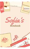 Sofia First Name Sofia Notebook