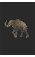 Elefant, Polygon, Geometrisch, Natur, Notizbuch