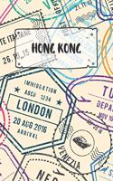Hong Kong: Dotted Travel Diary Notebook or Journey Dotted Grid Journal - Holiday Trip Pocketbook for Men and Women with Dots