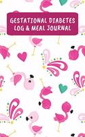 Gestational Diabetes Log & Meal Journal: Daily Food Diary And Blood Sugar Logbook - Flamingo