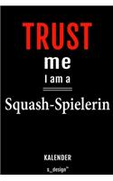 Kalender für Squash Spieler / Squash-Spielerin