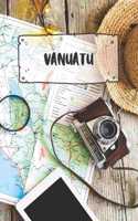 Vanuatu: Ruled Travel Diary Notebook or Journey Journal - Lined Trip Pocketbook for Men and Women with Lines