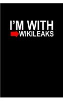 I'm With Wikileaks: Hangman Puzzles Mini Game Clever Kids 110 Lined Pages 6 X 9 In 15.24 X 22.86 Cm Single Player Funny Great Gift