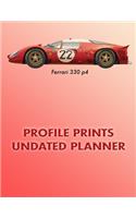 Profile Prints Undated Planner