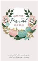 Internet Password Log Book: An Alphabetized Website Account Organizer
