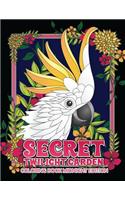 Secret Twilight Garden Coloring Book Midnight Edition