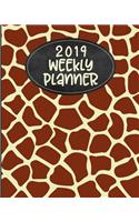 2019 Weekly Planner: 52 Week Journal Organizer Calendar Schedule Appointment Agenda Notebook (Vol 8)