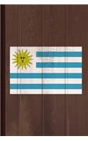Uruguay Flag Journal Notebook: Blank Lined Ruled for Writing 6x9 110 Pages