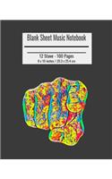 Blank Sheet Music Notebook